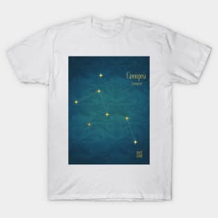 Night Sky Constellations - Cassiopeia T-Shirt